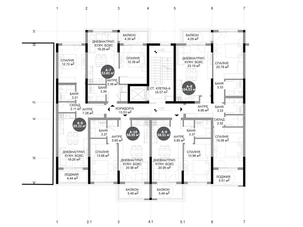 АТАНА 2, вход А, Етаж 3.jpg